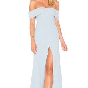 Danica Gown in silver blue